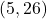 (5, 26)